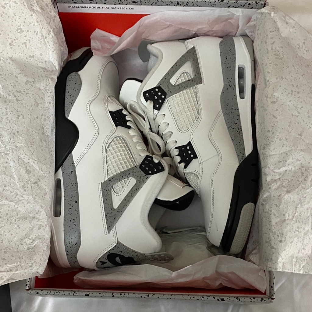 Air Jordan 4 Retro White Cement Air Jordan 4 Retro White Cement